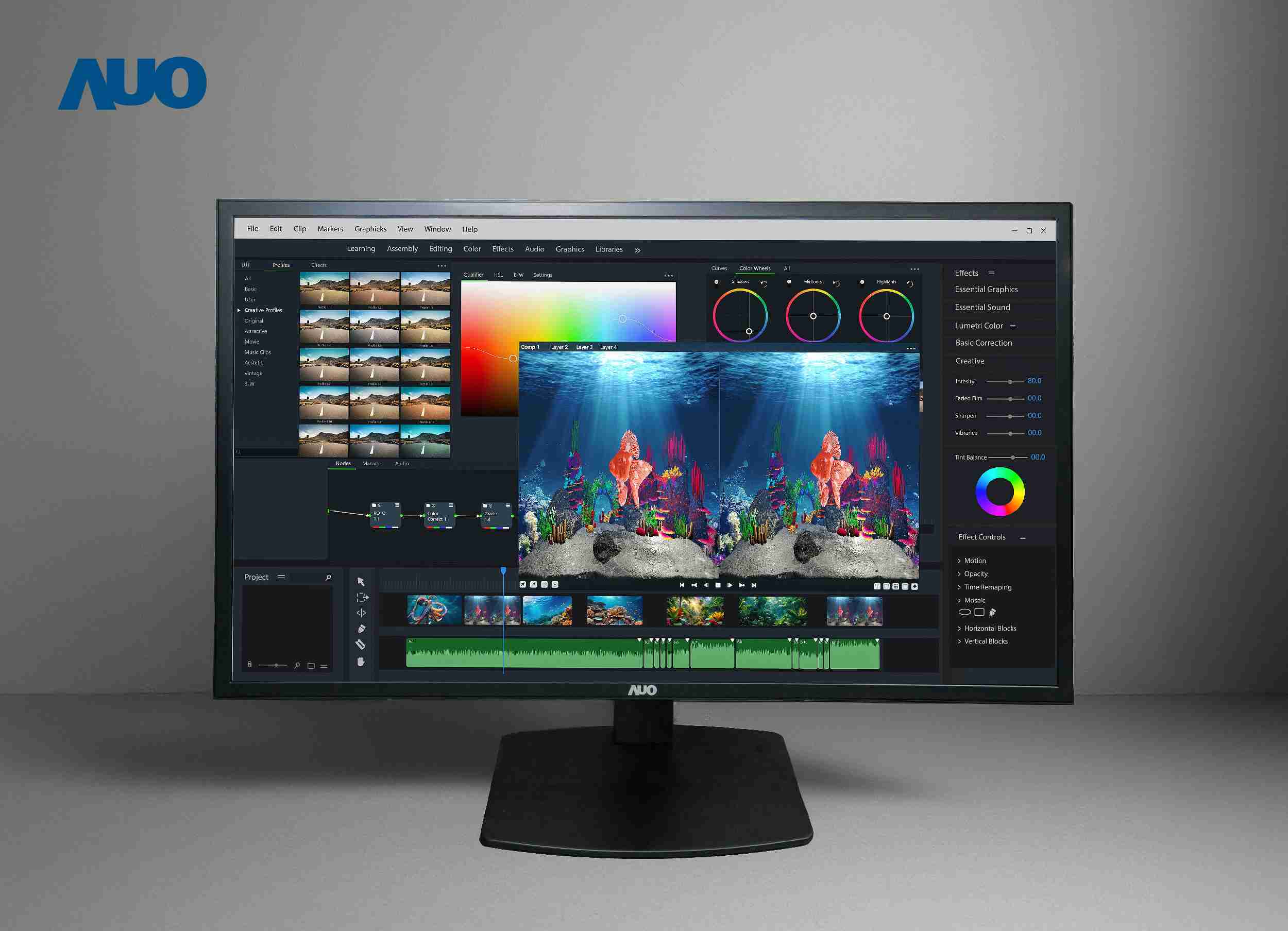 巨星国际开发32吋2D/3D专业桌上型显示器，，，拥有8K4K超高分辨率，，，并以低串扰算法优化3D显示效果，，，，搭载自动眼球追踪功能，，，能实时调整3D图像，，，，进行实时2D与3D无缝共存窗口，，，提供图像设计工作者突破二维接口的崭新工作氛围与效率